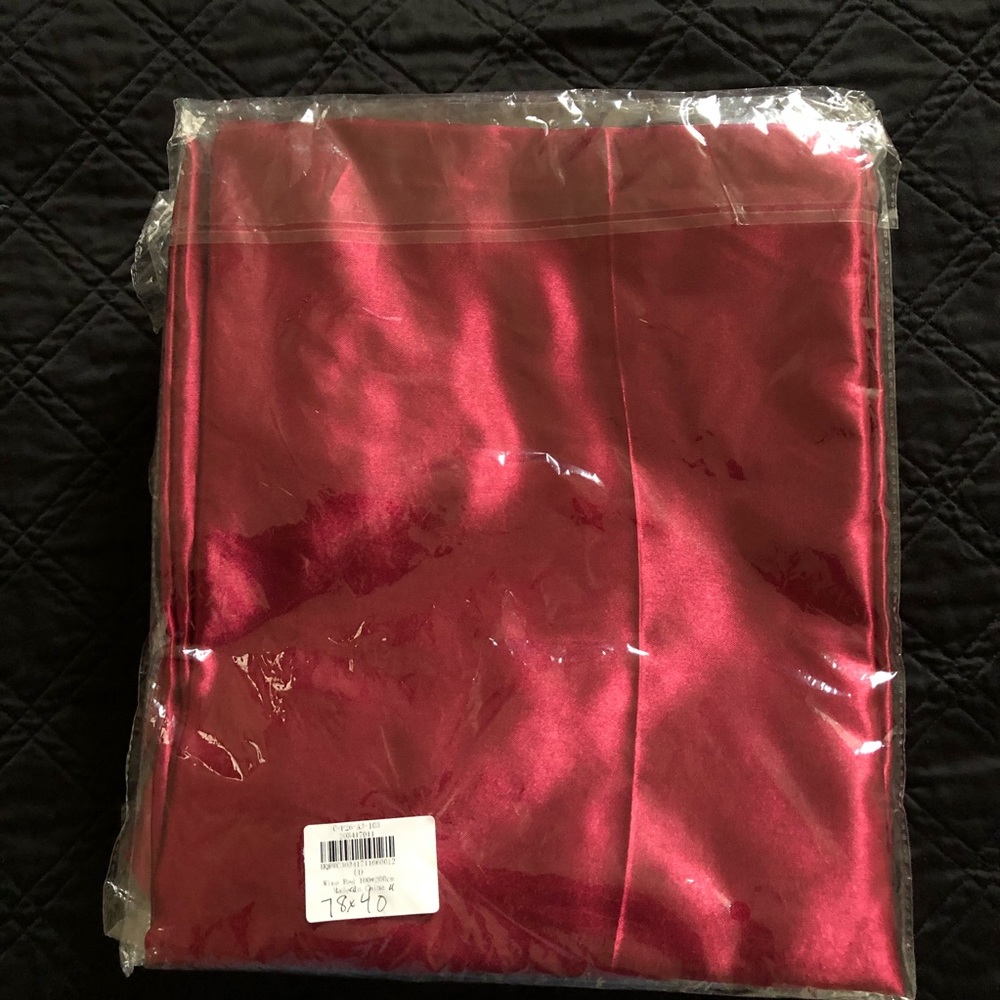 Wine Red Curtains (6 individual, selling as a Lot)
